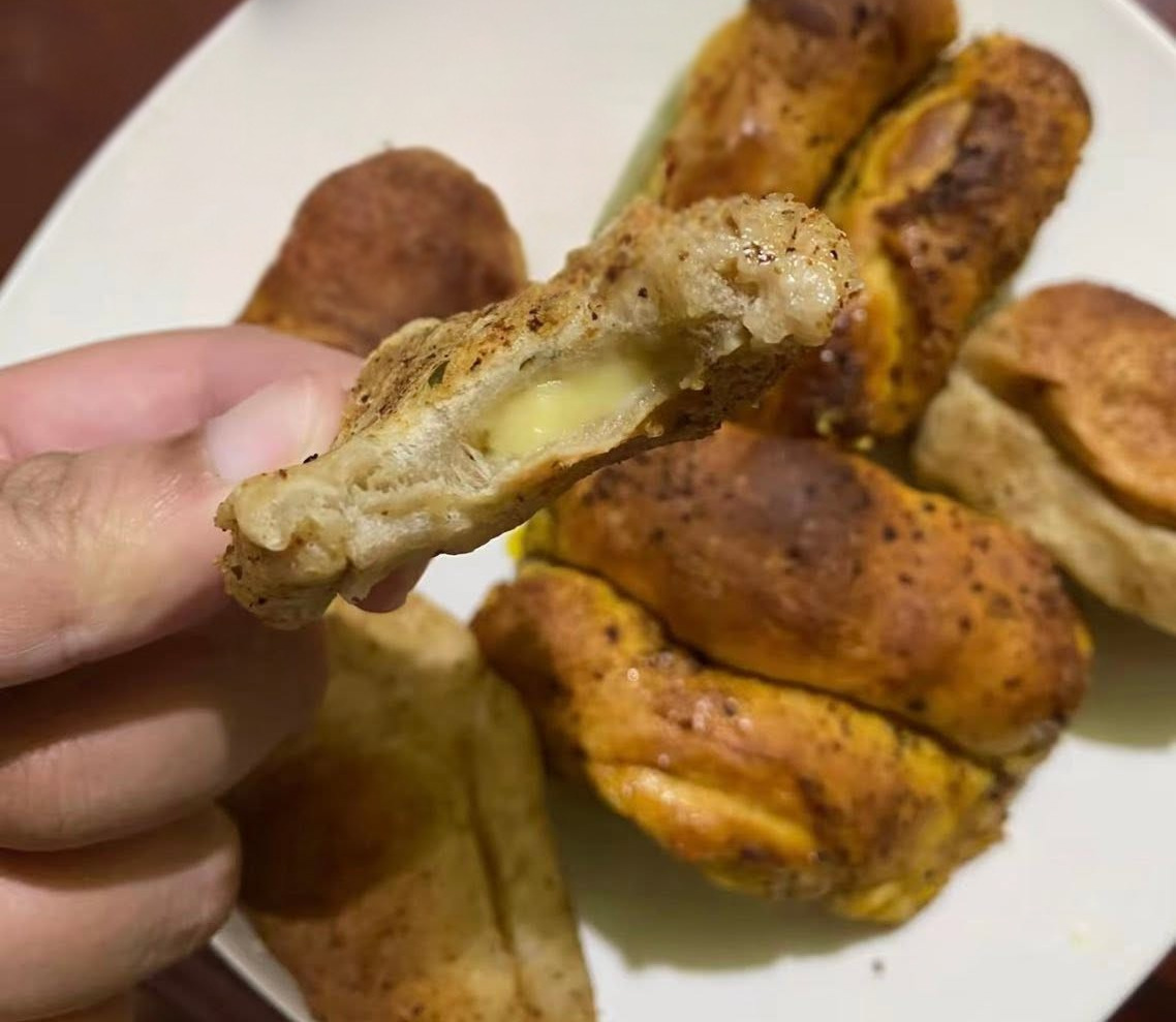 Cheese pull cross section